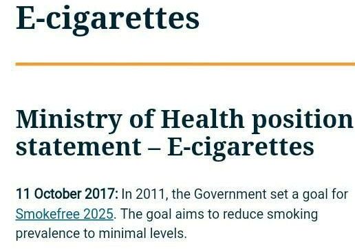 "รัฐบาล" และ "สาธารณสุขนิวซีแลนด์" หนุน "บุหรี่ไฟฟ้า" ทางเลือก "ผู้สูบบุหรี่" อ้างอิง ผลวิจัย บุหรี่ไฟฟ้าอังกฤษ