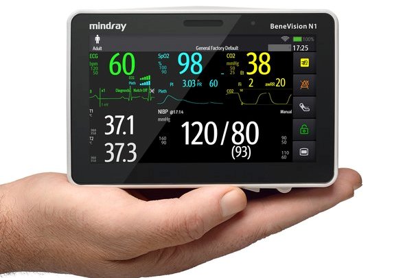 "Mindray" เปิดตัว "เครื่องตรวจวัดสัญญาณชีพผู้ป่วย"  BeneVision N1 รองรับการเคลื่อนย้ายผู้ป่วย ทั้งใน และนอกโรงพยาบาล