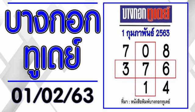 แม่นเป๊ะ หวยบางกอกทูเดย์ 1/2/63 เข้าทุกงวด ไขคำถาม ทำไมพญาเต่างอย ถึงโด่งดังในหมู่นักเสี่ยงโชค มีคำตอบ    