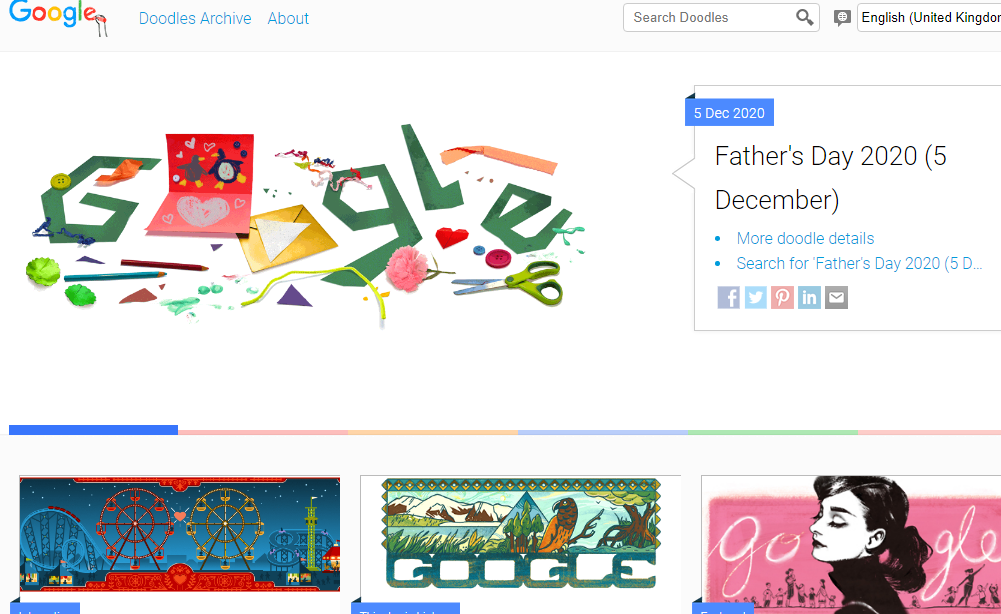 Google ประกาศ ฉลองวันพ่อแห่งชาติ 5 ธันวาคม ปรับ Google Doodle ส่งความสุขให้พ่อ โดย #ทีมวันพ่อปี2020 เมเจอร์ชวนพาพ่อดูหนัง