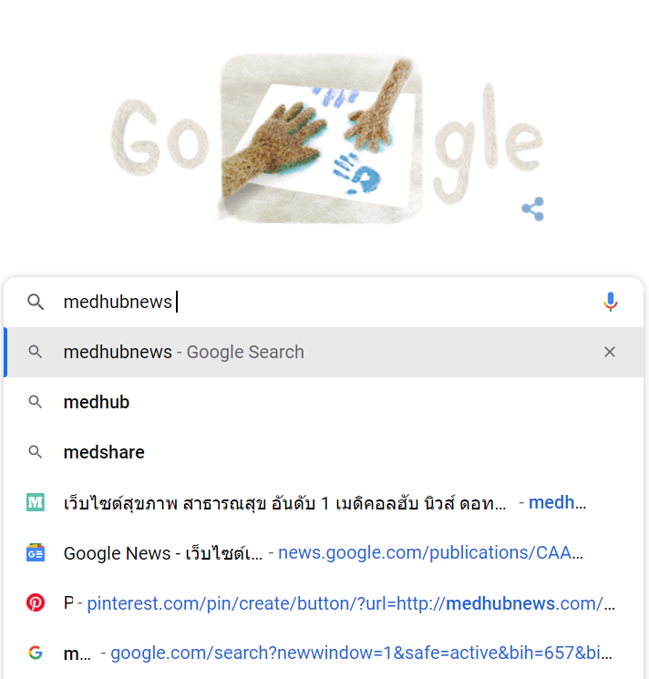 ลองเอา เมาส์ชี้ที่รูป google.co.th หน้าแรก จะพบ วันพ่อปี 2022 วันพ่อ 5 ธันวาคม วัน สํา คั ญ ที่ google doodle วันนี้ google doodle ของไทย อวยพร Happy fathers Day 2022