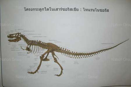 การค้นพบซากไดโนเสาร์ขนาดใหญ่ที่สุดในประเทศไทย 