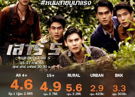 เรตติ้งเสาร์ 5 ตอนจบ 